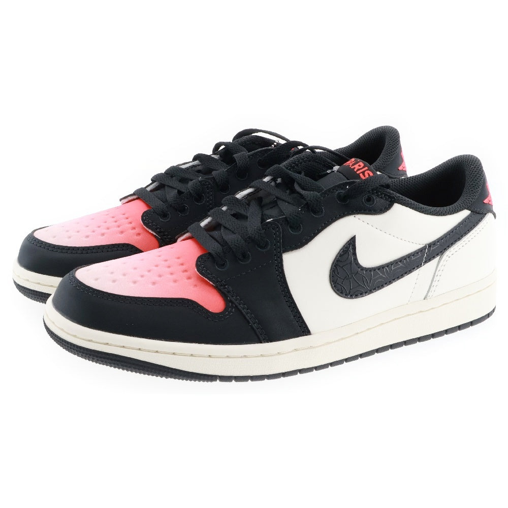 NIKE(ナイキ) ×PARIS SAINT GERMAIN AIR JORDAN 1 LOW OG PSG パリサンジェルマン エアジョーダン 1 ローカットスニーカー ブラック/ホワイト US9/27cm HF8828-100