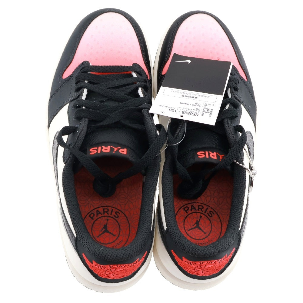 NIKE(ナイキ) ×PARIS SAINT GERMAIN AIR JORDAN 1 LOW OG PSG パリサンジェルマン エアジョーダン 1 ローカットスニーカー ブラック/ホワイト US9/27cm HF8828-100
