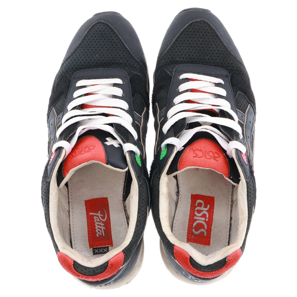 ASICS(アシックス) ×PATTA GEL-SAGA FAMILY AND FRIENDS パタ ゲルサガ ファミリー アンド フレンド ローカットスニーカー ブラック US9/27.0cm H10UK-9090