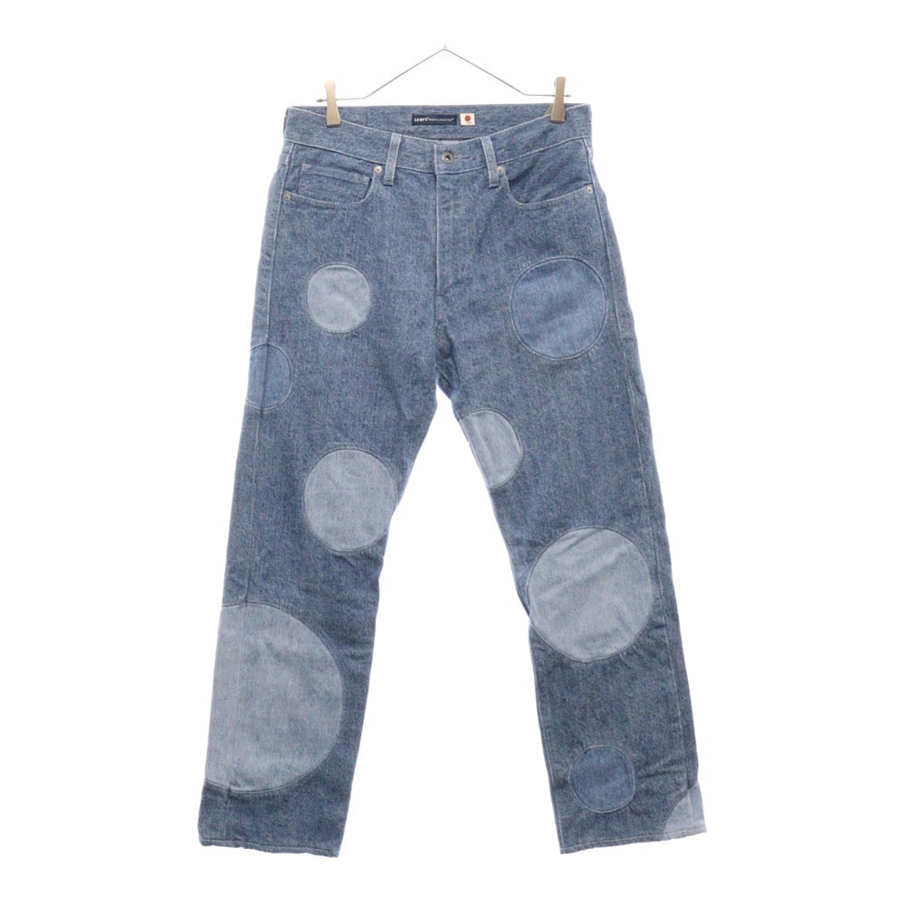 Levi's(リーバイス) MADE&CRAFTED メイド&クラフテッド 505 レギュラーフィット 再構築 ジップフライデニムパンツ A4359-0001 インディゴ