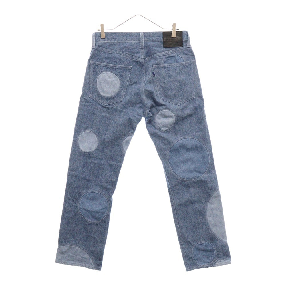 Levi's(リーバイス) MADE&CRAFTED メイド&クラフテッド 505 レギュラーフィット 再構築 ジップフライデニムパンツ A4359-0001 インディゴ