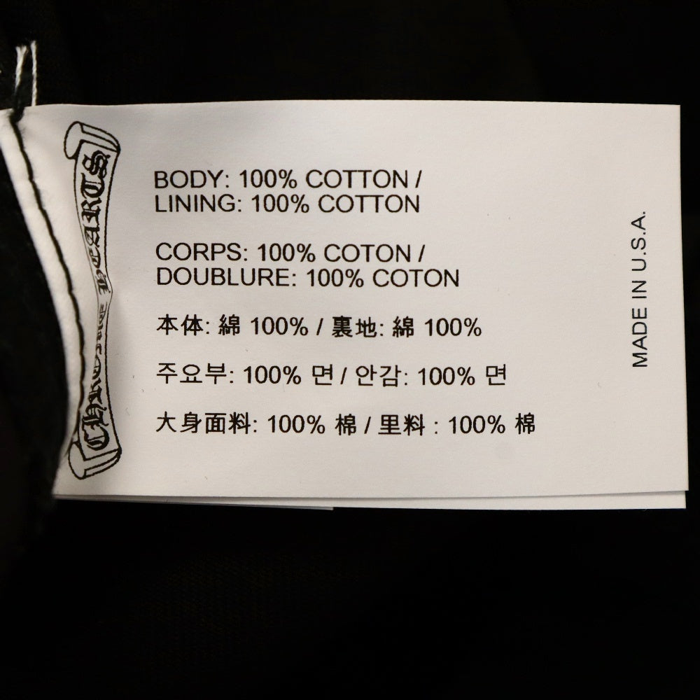CHROME HEARTS(クロムハーツ) CARPENTER SHORTS カーペンターハーフパンツ ショートパンツ ブラック