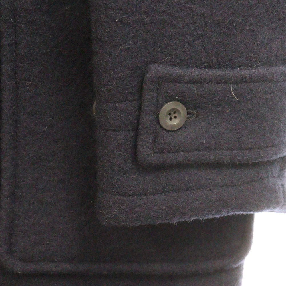 Aquascutum(アクアスキュータム) ウールダッフルコート 裏地チェック ネイビー A2260310-39