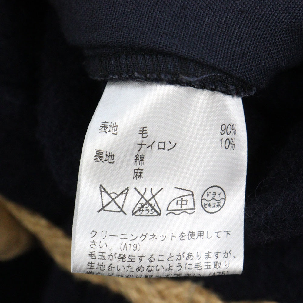 Aquascutum(アクアスキュータム) ウールダッフルコート 裏地チェック ネイビー A2260310-39