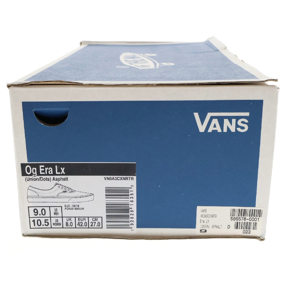 VANS(ヴァンズ) × UNION OG ERA LX ATLANTICK DEE ユニオン アトランティック ローカットスニーカー ブラック US9/27cm VN0A3CXNRTR