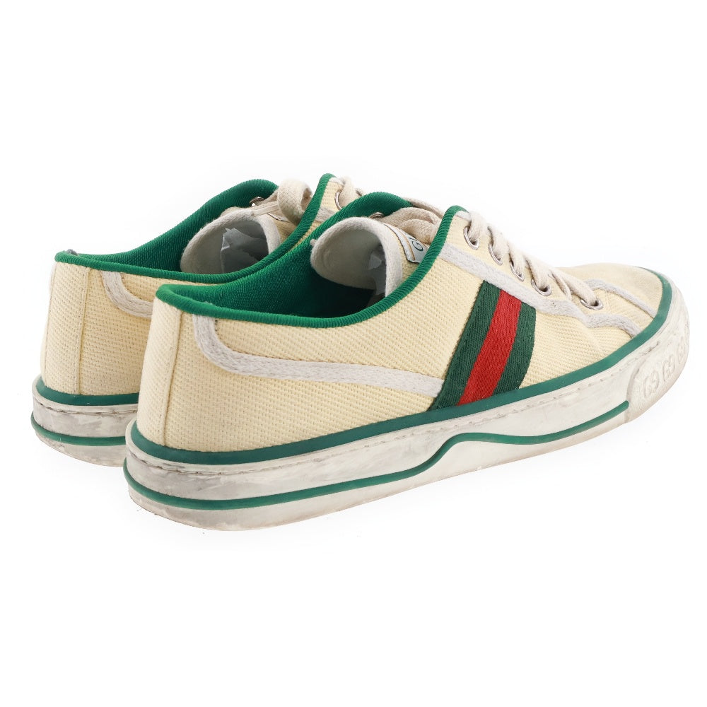 GUCCI(グッチ) 1977 tennis sneaker キャンバス テニス ローカット スニーカー ベージュ