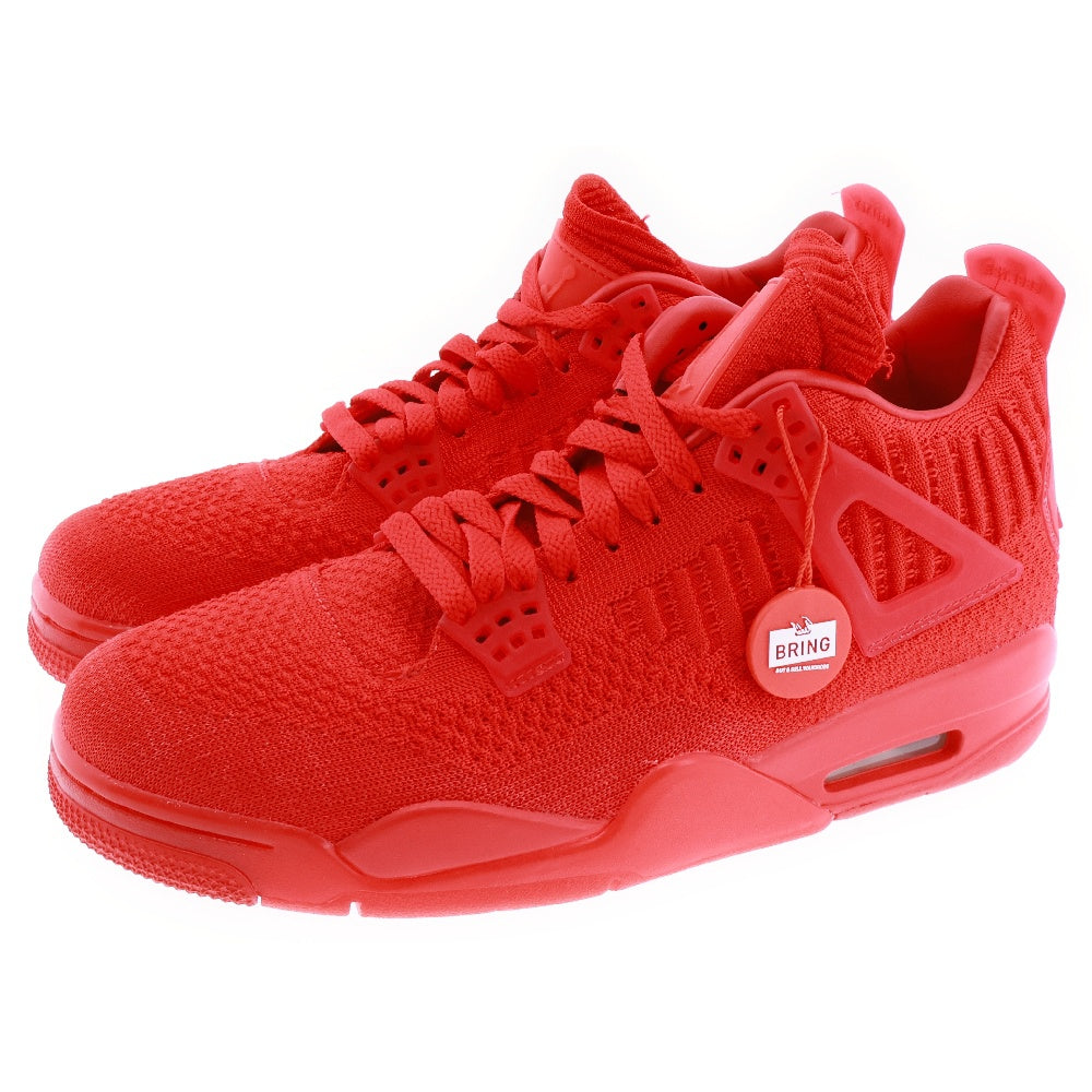 NIKE(ナイキ) AIR JORDAN 4 RETRO FLYKNIT ORANGE AQ3559-600 エアジョーダン4 レトロ フライニット レッド ハイカットスニーカー US9/27cm レッド