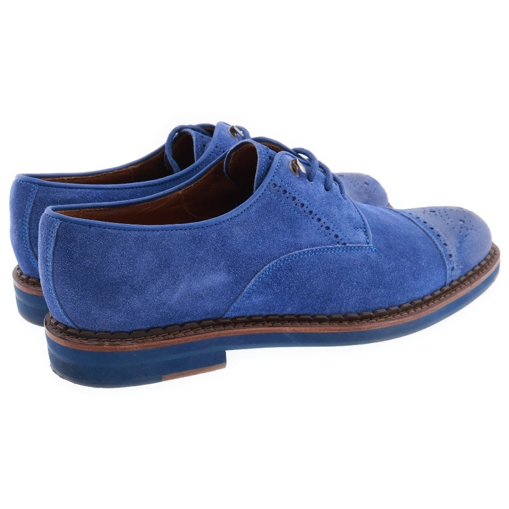 JIMMY CHOO(ジミーチュウ) SOFT SUEDE WITH WAXE ソフト スエード ウィズ ワックス レースアップ ドレスシューズ ローファー ネイビー132SADDLER