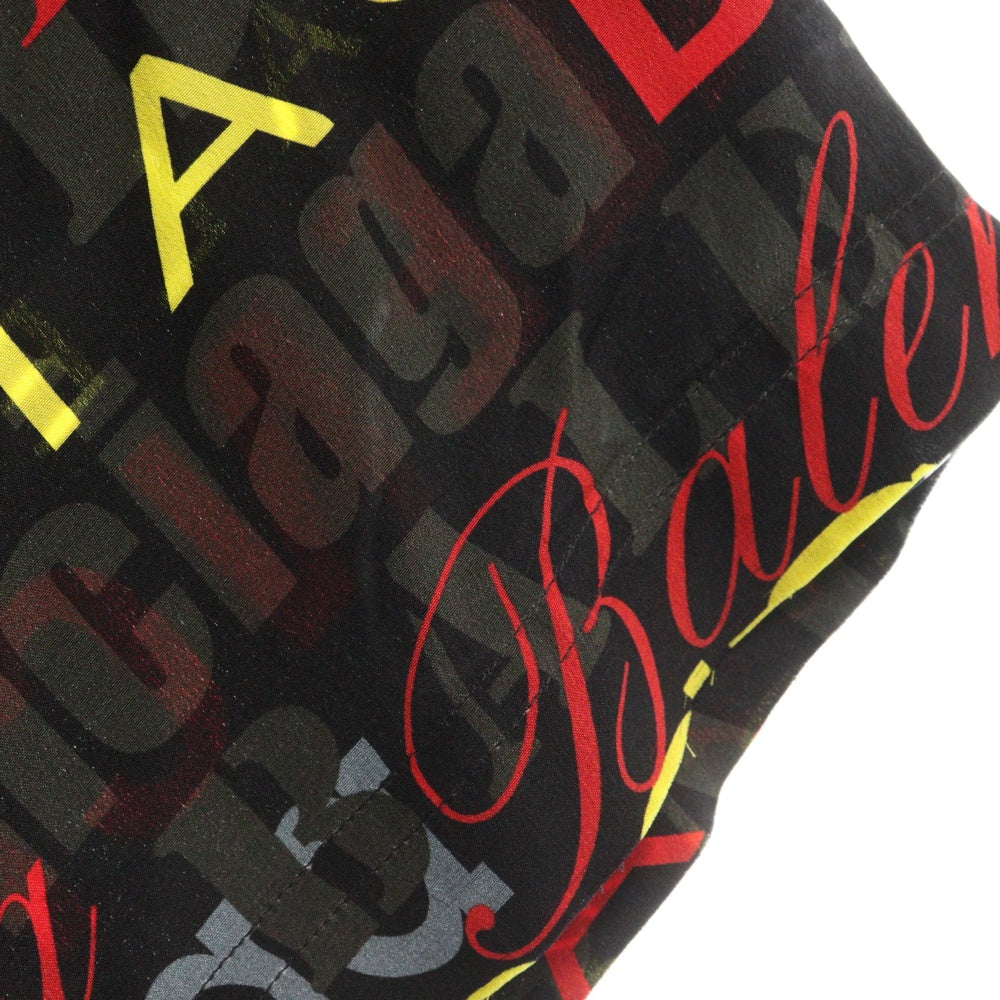 BALENCIAGA(バレンシアガ) 19SS LOGO MULTI マルチカラー ロゴ総柄プリント 半袖シャツ
