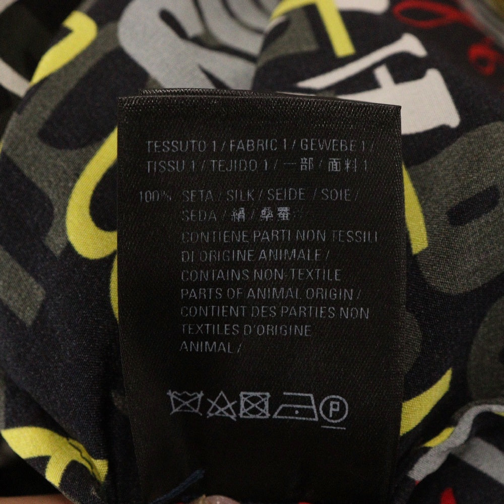 BALENCIAGA(バレンシアガ) 19SS LOGO MULTI マルチカラー ロゴ総柄プリント 半袖シャツ