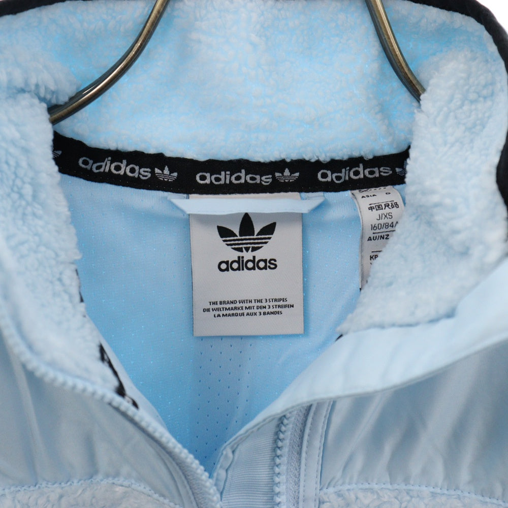 adidas(アディダス) フリース ジップ ジャケット ブルー FJ7491