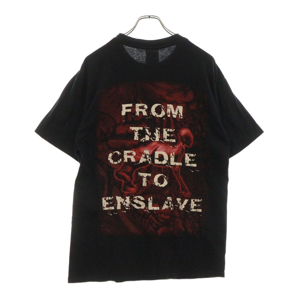 VINTAGE(ヴィンテージ) 90S VINTAGE CRADLE OF FILTH FRCRADLE TO ENSLAVEENSLAVE TEE クレイドルオブフィルス 両面プリント 半袖T カットソー ヴィンテージ ブラック