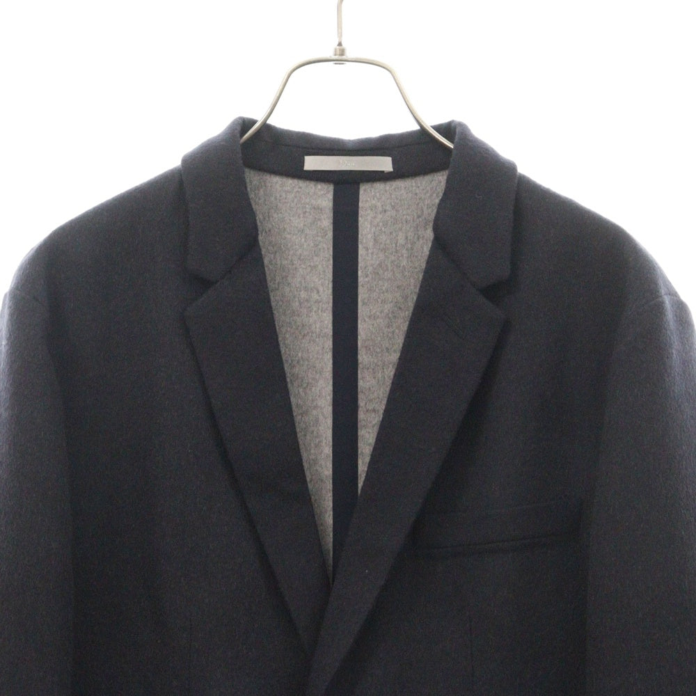 DIOR(ディオール) ウールカシミヤ混チェスターコート ネイビー 763C325D3911