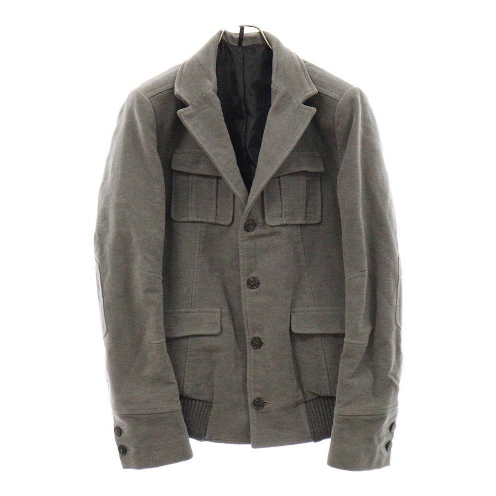 OFFICINA 36(オフィッチーナ トレンタセイ) フロントマルチポケット スタンドネック ジャケット グレー