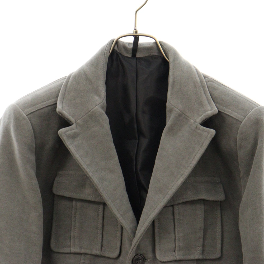OFFICINA 36(オフィッチーナ トレンタセイ) フロントマルチポケット スタンドネック ジャケット グレー