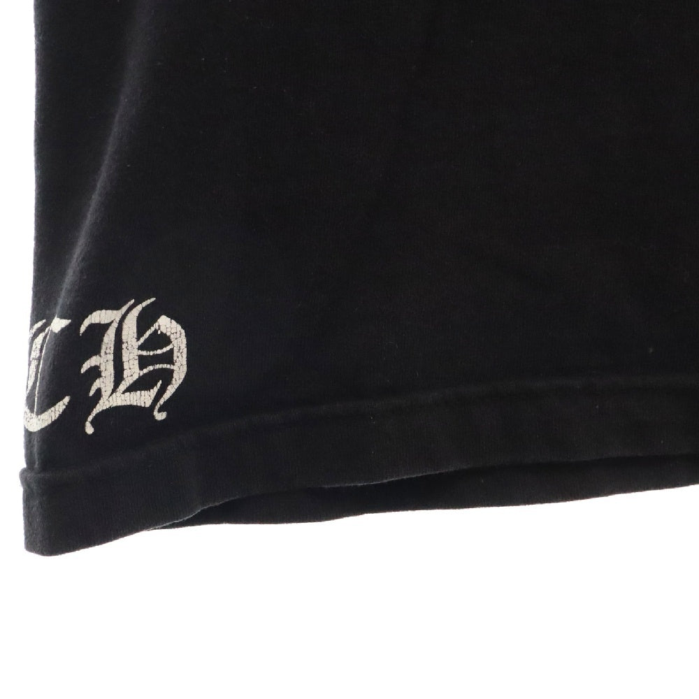 CHROME HEARTS(クロムハーツ) AMERICAN FLAG T-SHIRT アメリカンフラッグ バックプリント フロントポケット クルーネック 半袖Tシャツ カットソー ブラック 2212-304-0664-0930