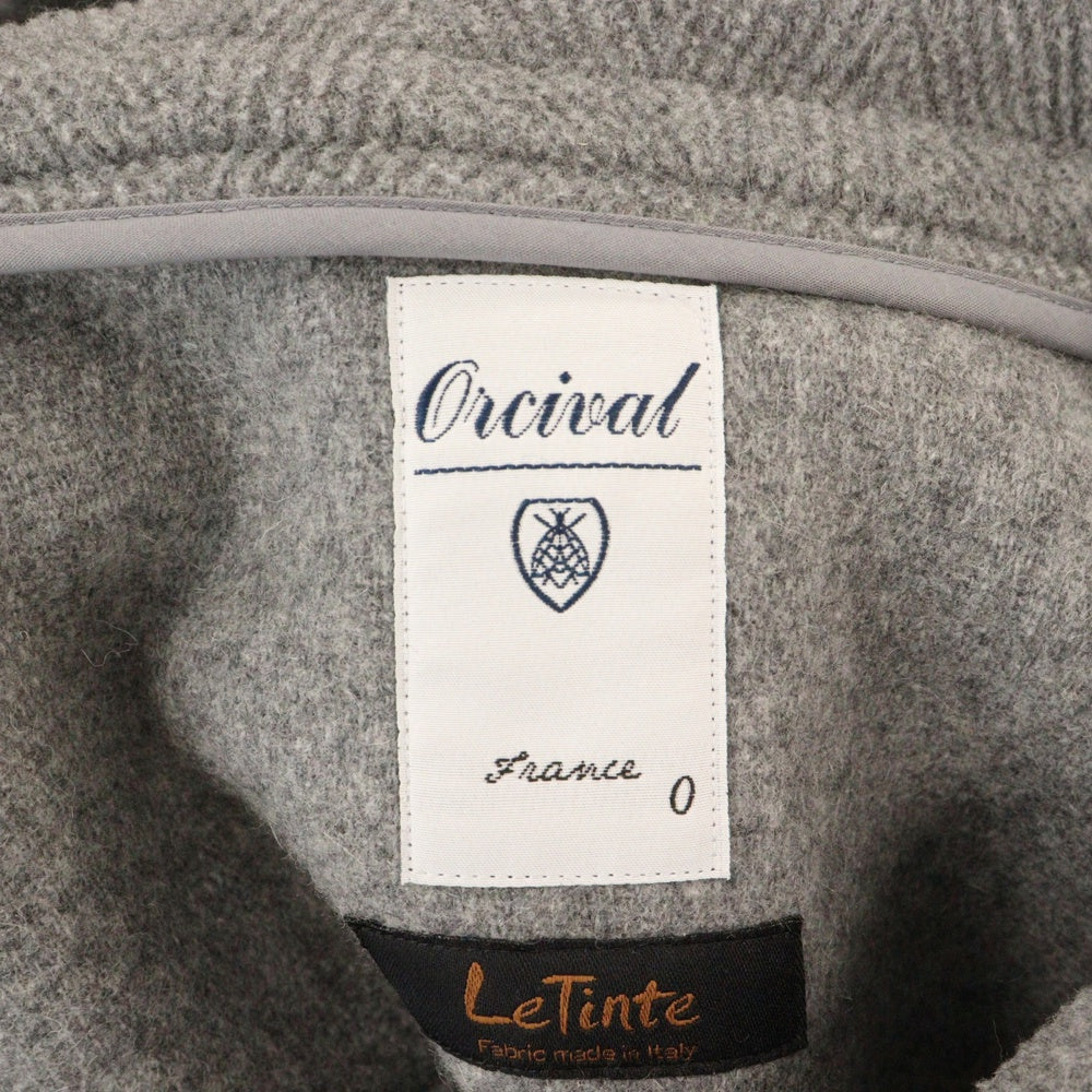 ORCIVAL(オーシバル) 17AW フーデッド ウール ダッフルコート グレー 17A-KI-001