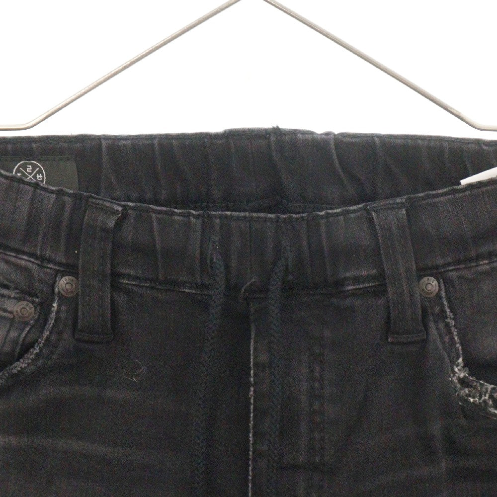 BIGJOHN(ビッグジョン) ×SURT TAPERED SLIM JOGGER サート バンダナパッチワーク コットン テーパード スリム ジョガーパンツ ブラック MXSR01M