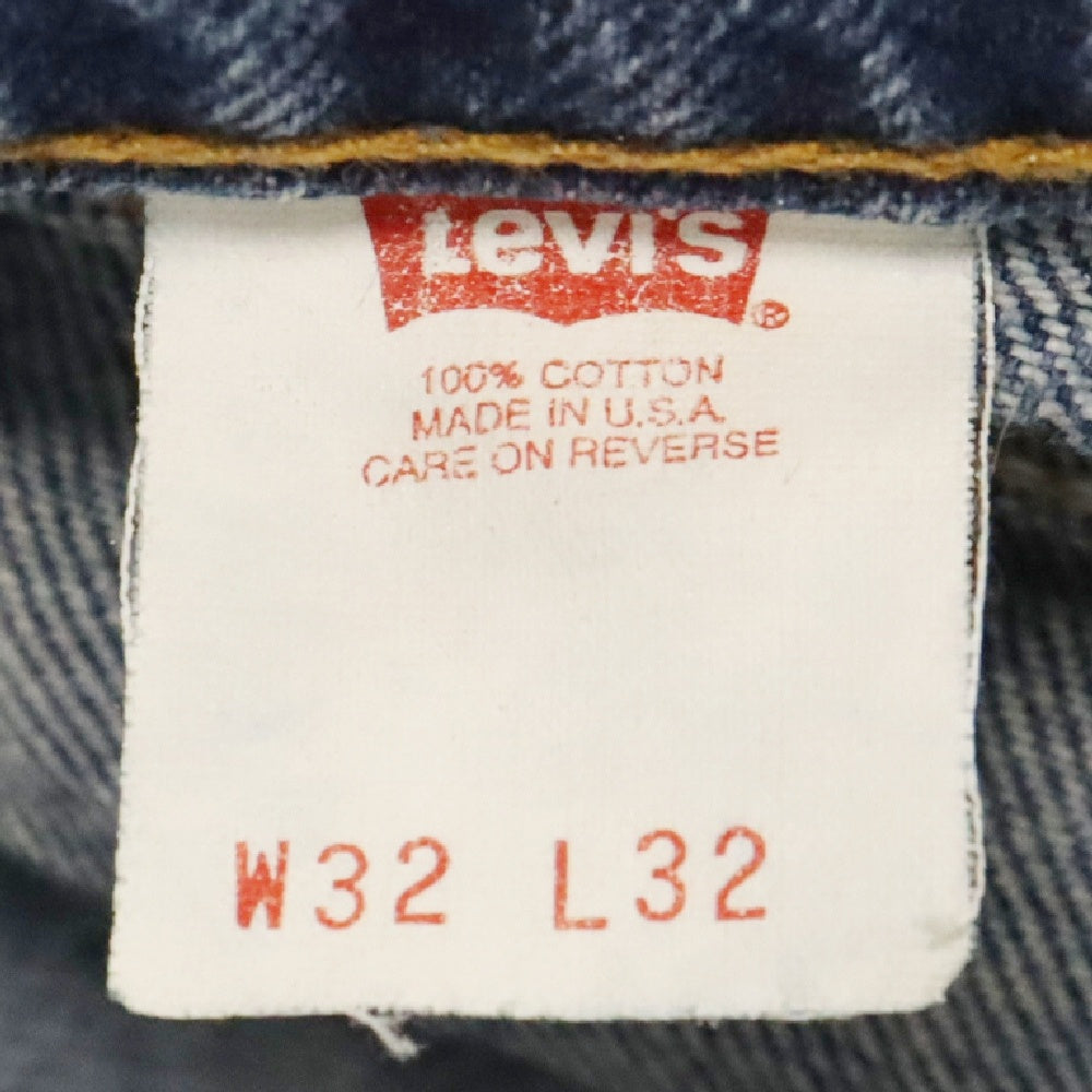 Levi's(リーバイス) 90S VINTAGE ヴィンテージ 40517-0215 オレンジタブ ボタン裏522 エルパソ工場製 USA製 ブーツカット デニムパンツ インディゴ