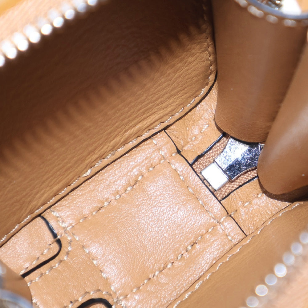 LOEWE(ロエベ) アナグラム ロゴ ラバー ストラッブ付き コインケース 財布 ブラウン
