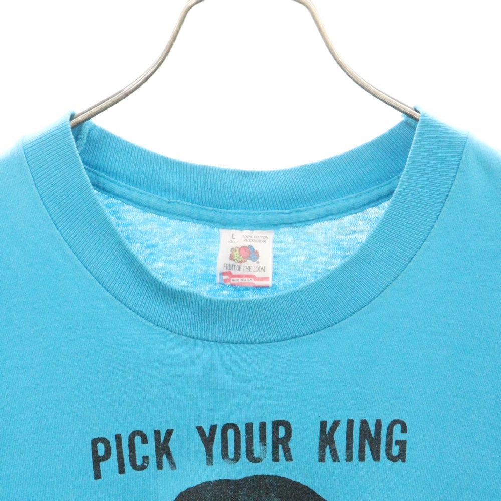 VINTAGE(ヴィンテージ) 80s POISON IDEA プリント半袖Tシャツ カットソー ブルー