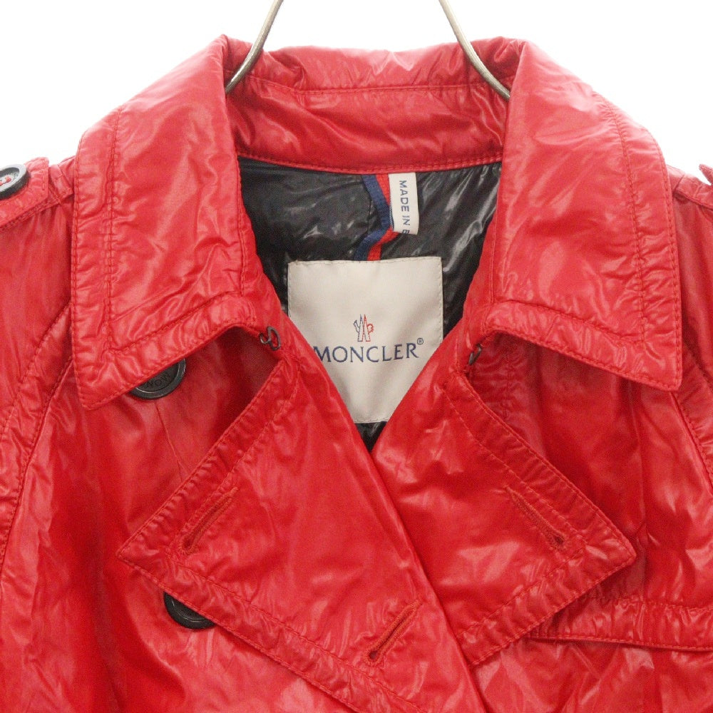 MONCLER(モンクレール) SOFF TESSUTO ナイロントレンチコート レッド