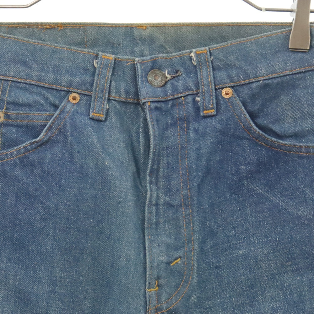 Levi's(リーバイス) 80S VINTAGE ヴィンテージ 20505-0217 USA製 ボタン裏刻印235 スモールe オレンジタグ ジップフライ ストレート デニムパンツ インディゴ