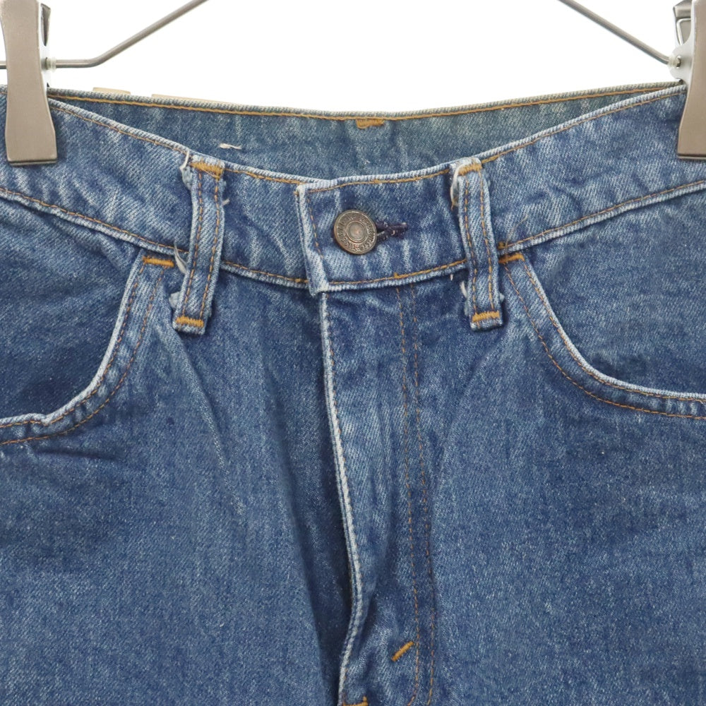 Levi's(リーバイス) 80S VINTAGE ヴィンテージ 646-0217 日本製 オレンジタグ スモールe ボタン裏刻印J02 ジップフライ ベルボトム デニムパンツ インディゴ フラッシャー付き