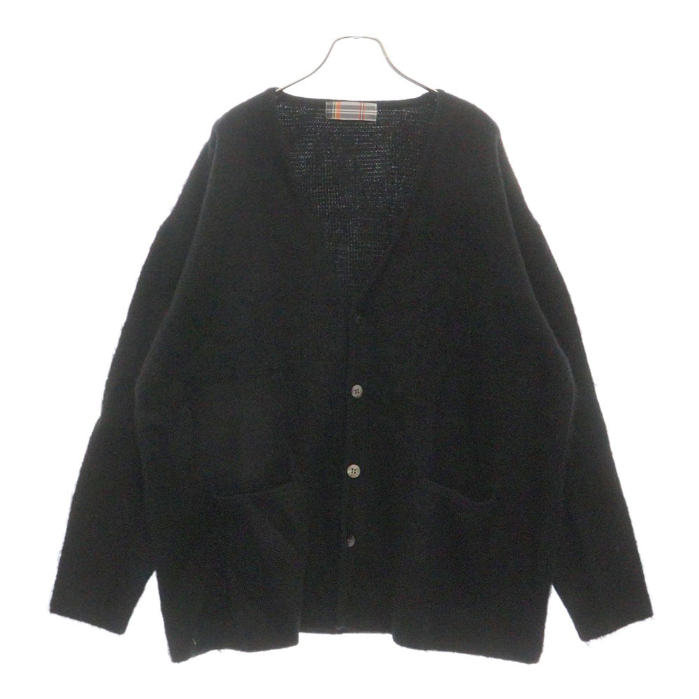 JACKSON MATISSE(ジャクソンマティス) 24AW Mohair Cardigan モヘヤ ウール混 ニットカーディガン ブラック JM24AW001