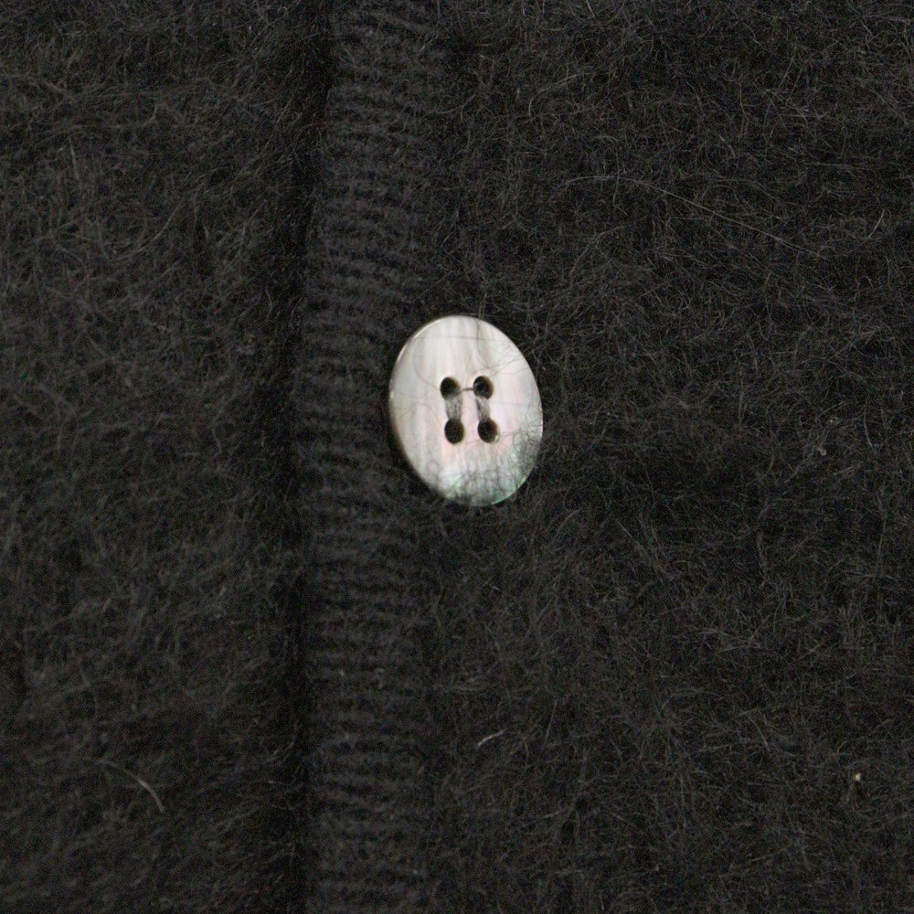 JACKSON MATISSE(ジャクソンマティス) 24AW Mohair Cardigan モヘヤ ウール混 ニットカーディガン ブラック JM24AW001
