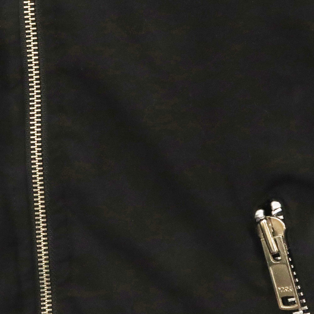 SONS OF WILLIAM(サンズオブウィリアム) バックプリント ジップデザインボンバージャケット ブルゾン ブラック