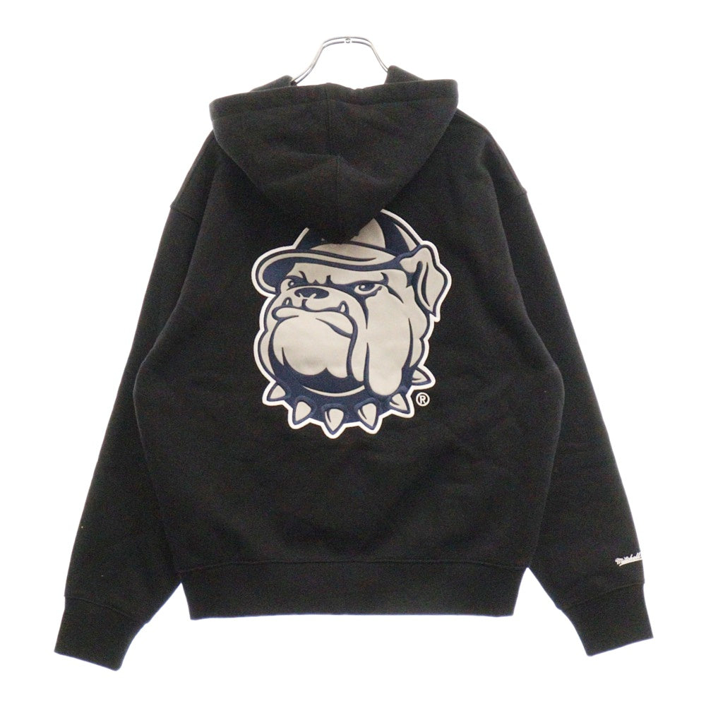 SUPREME(シュプリーム) 24AW ×Mitchell & Ness NCAA Hooded Sweatshirt ミッチェル アンド ネス フーデッド スウェット プルオーバーパーカー ブラック