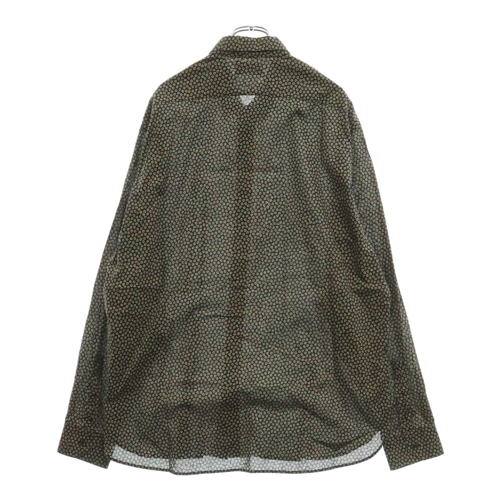 SAINT LAURENT PARIS(サンローランパリ) ハート柄 長袖ボタンダウンシャツ ブラック 564172 Y242V