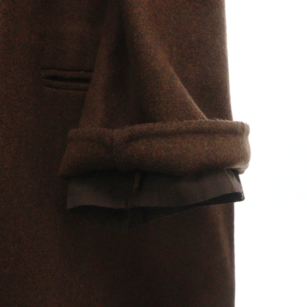 MARNI(マルニ) ノーカラー タイロッケン ウール コート ブラウン 25AH000547023 725002807