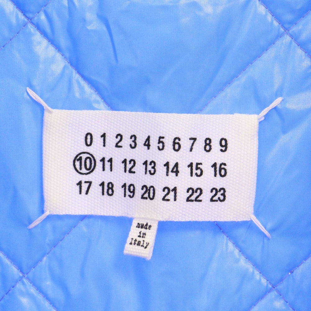 Maison Margiela 10(メゾン マルジェラ) 19AW CABAN COAT キャバン コート キルティング ジャケット ブルー S50AM390 S52205