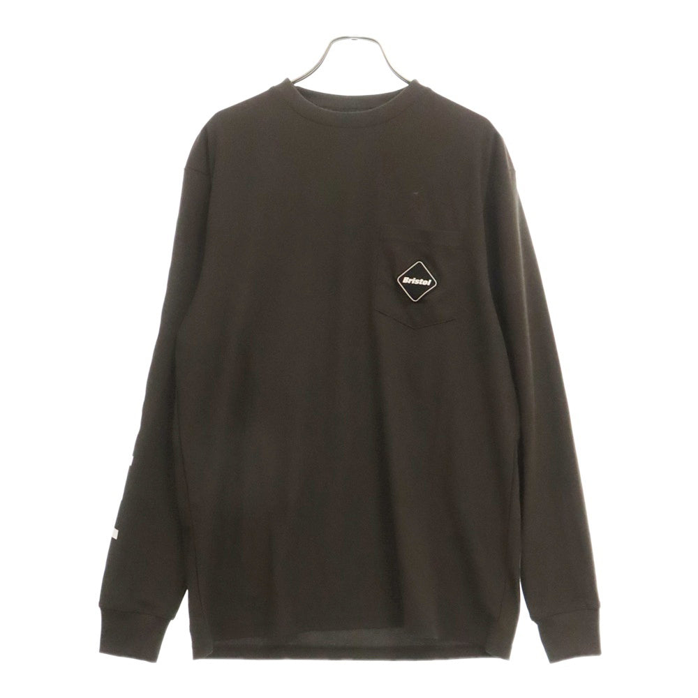 F.C.R.B./F.C.Real Bristol/FCRB(エフシーアールビー/エフシーレアルブリストル) 24AW オーセンティック チーム L/S ポケット トップ Tシャツ FCRB-242043 ブラウン