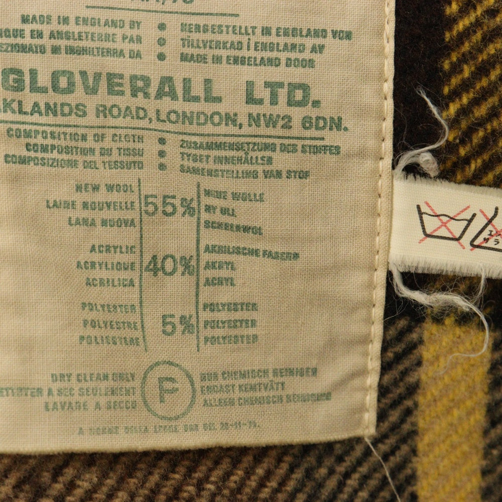 GLOVERALL(グローバーオール) 60s~70s ウール ダッフルコート ブラウン