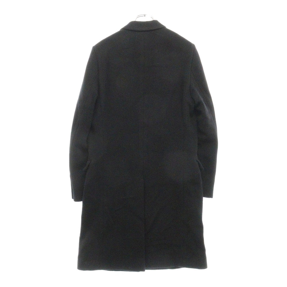 LITHIUM HOMME(リチウム オム) NEW CLASSIC CHESTERFIELD COAT ニュークラシック チェスターウール チェスターコート ブラック LH19-0179 ハンガー