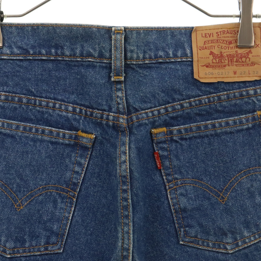 Levi's(リーバイス) 606-0217 ジップフライ デニム ストレートパンツ インディゴ レディース PCL-441P