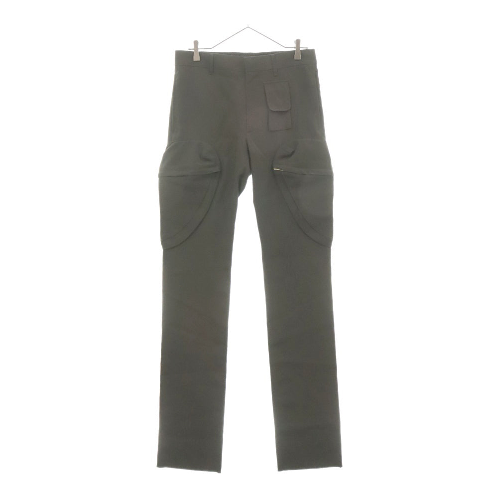 GIVENCHY(ジバンシィ) 22AW BIG SIDE POCKET SLIMFIT CARGO TROUSERS ビッグサイドポケット スリムフィット カーゴ トラウザーパンツ ミリタリーグリーン BM514S14DL