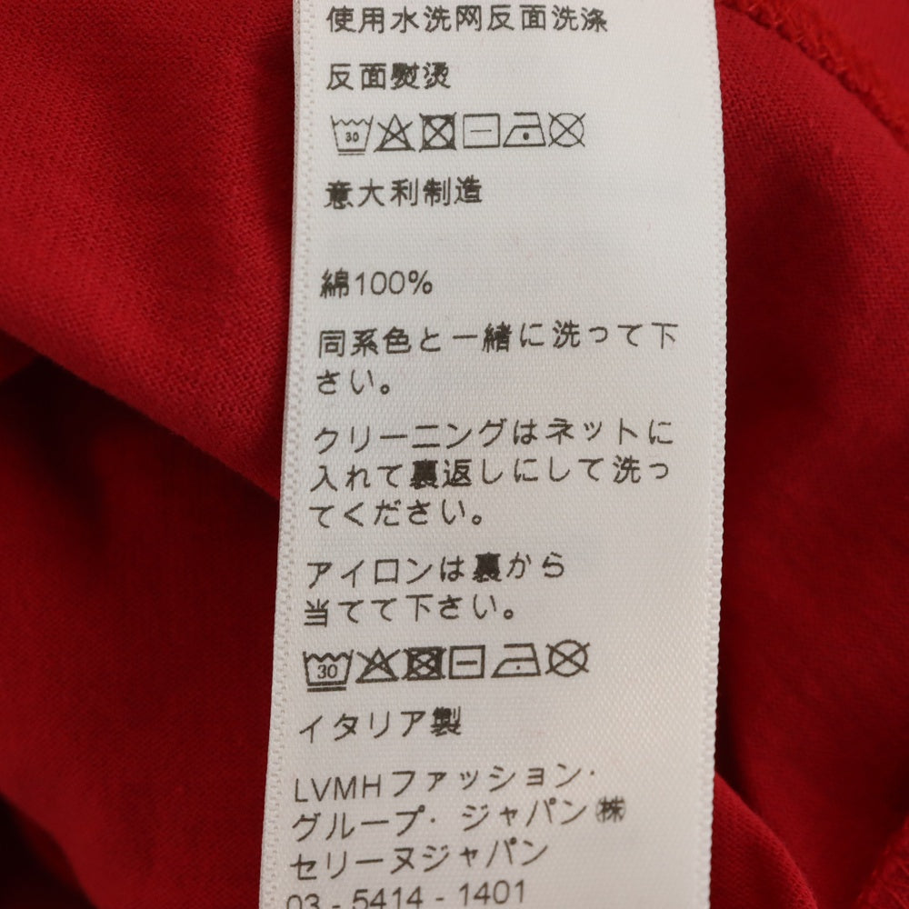 CELINE(セリーヌ) 21AW STRANGE アーティストプリント ルーズ 半袖Tシャツ カットソー レッド 2X826501F