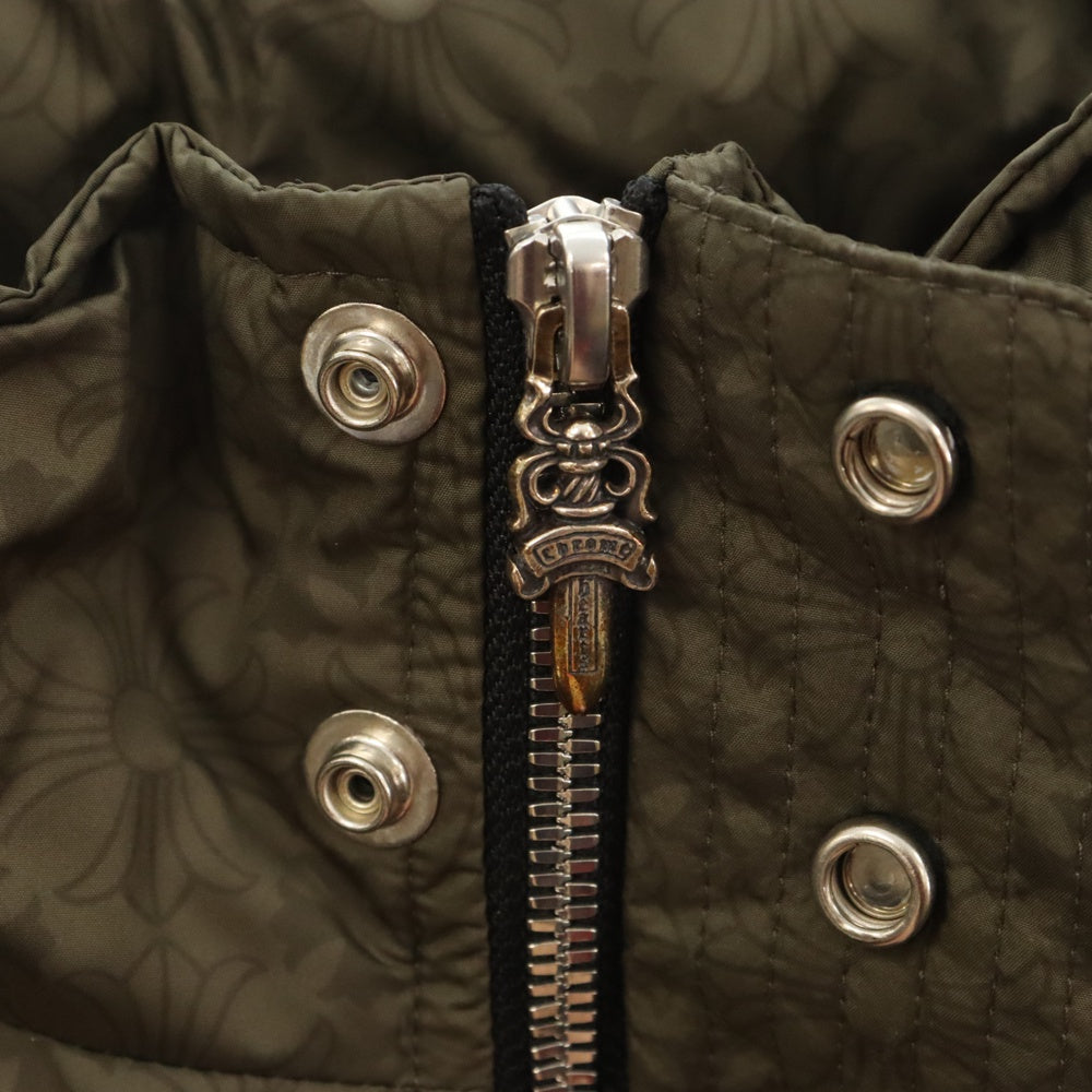 CHROME HEARTS(クロムハーツ) STIFF V2 FBRC スティッフ CHプラス総柄クロスボールボタンダウンジャケット カーキ
