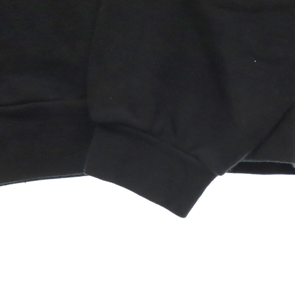WTAPS(ダブルタップス) 19AW SYSTEM/SWEATSHIRT.COTTON システム コットン ロゴエンブロイダリー クルーネック 長袖 スウェット トレーナー ブラック 192ATDT-CP01S