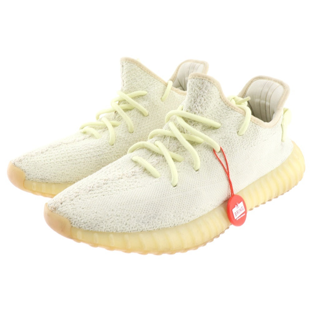 adidas(アディダス) YEEZY BOOST 350 V2 BUTTER F36980 イージーブーストバターローカットスニーカー イエロー US9.5/27.5cm