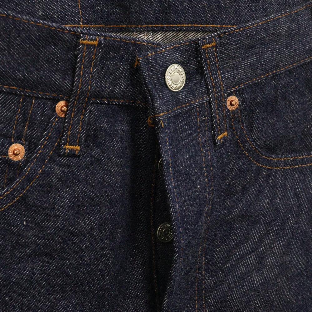 Levi's(リーバイス) 80S VINTAGE 501 バレンシア工場 ボタン裏555 スモールe ストレート ヴィンテージ ボタンフライ デニムパンツ インディゴ