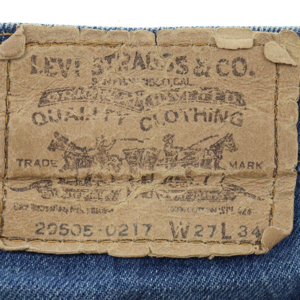 Levi's(リーバイス) 80S VINTAGE 20505-0217 ボタン裏359 オレンジタブ ヴィンテージ ジップフライ デニムパンツ インディゴ