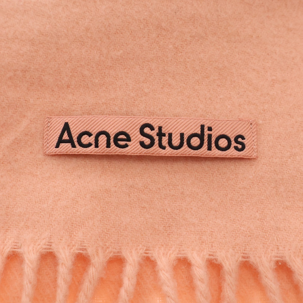 Acne Studios(アクネ ストゥディオズ) フリンジ ウール スカーフ マフラー ピンク CA0102