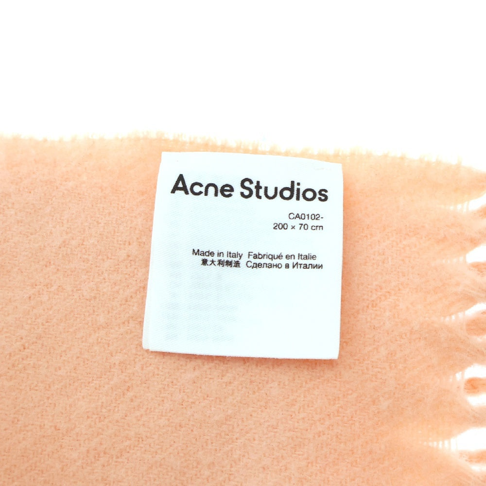Acne Studios(アクネ ストゥディオズ) フリンジ ウール スカーフ マフラー ピンク CA0102