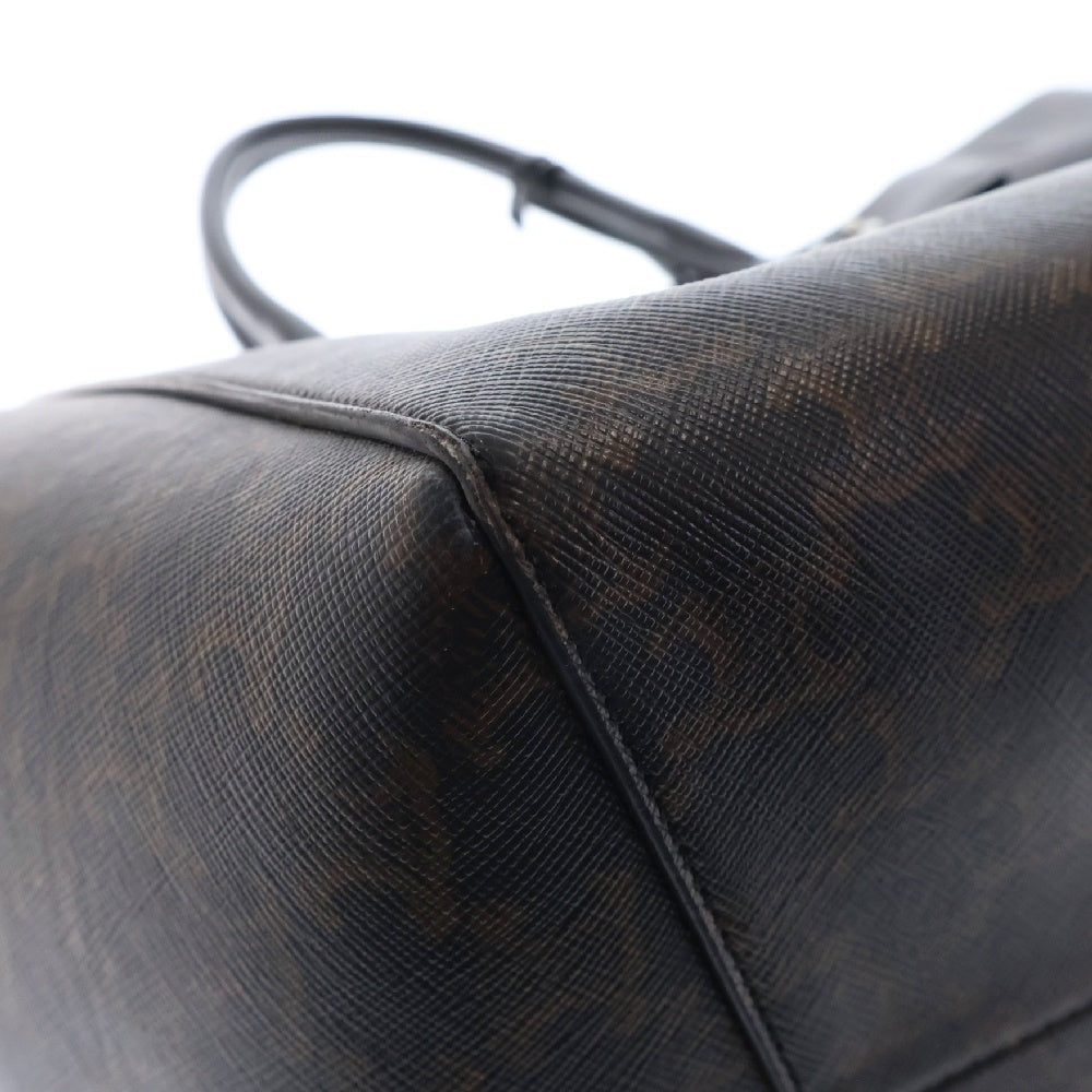 CELINE(セリーヌ) ラージ カバ トリオンフキャンバス カーフスキン レザー ハンドバック 115872FRC ブラウン