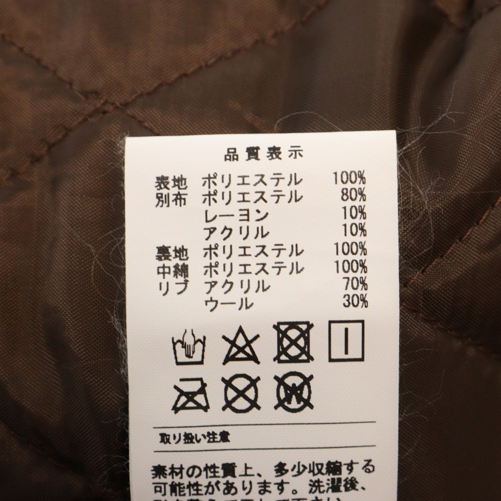 DESCENDANT(ディセンダント) 21AW SQUAD VARSITY JACKET ウール スクワッド バーシティジャケット スタジャン ベージュ 212WVDS-JKM01
